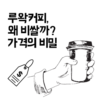 루왁커피의 가격에 대한 궁금증을 가지고있는 사람의 이미지입니다.